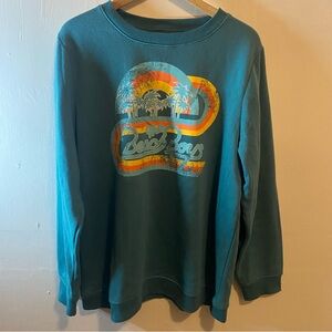 The Beach Boys Graphic Sweatshirt Retro Surf Band Crewneck Pullover California